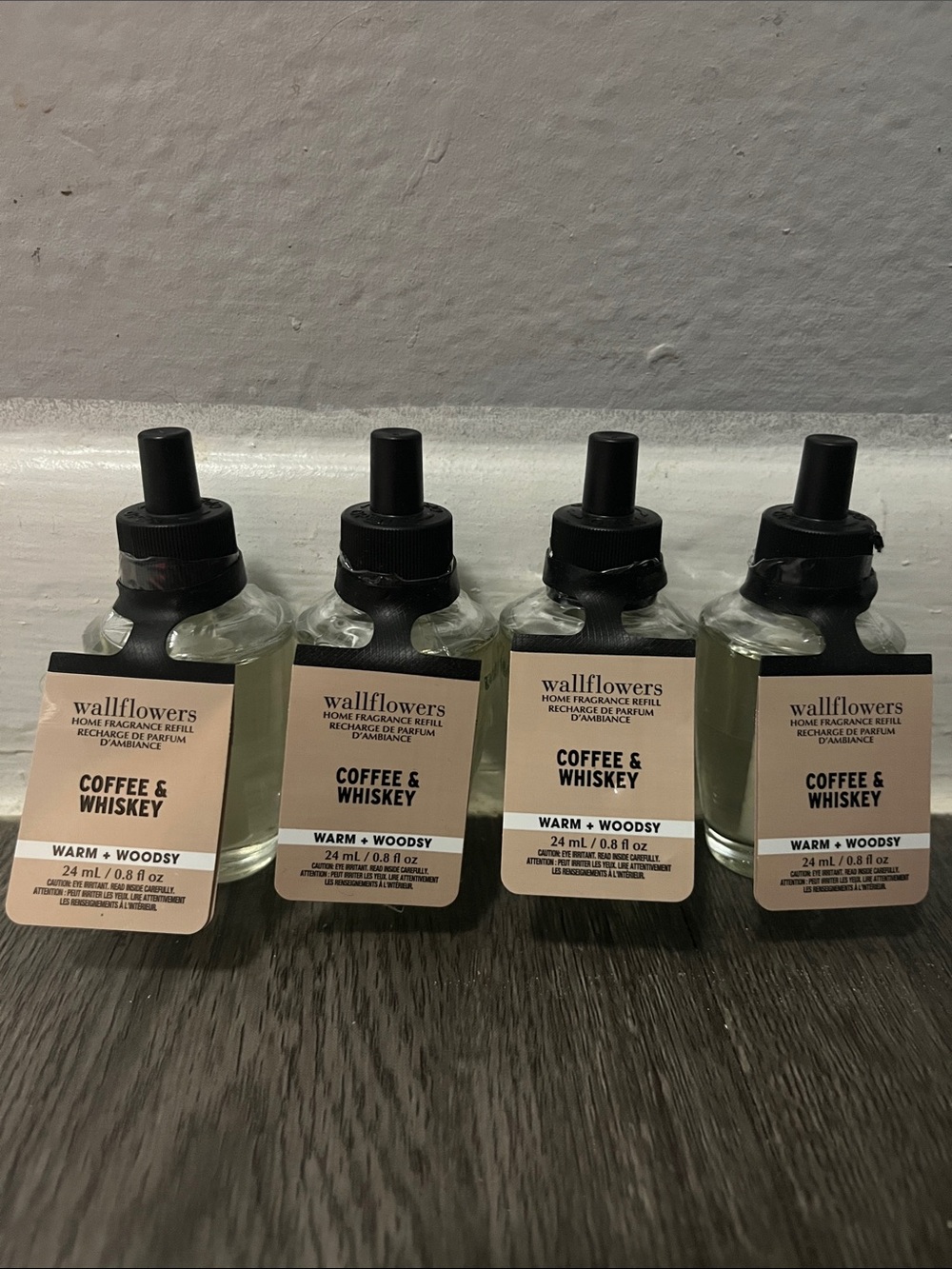 Bath & Body Works Wallflowers Coffee & Whiskey Refills (4-pack)